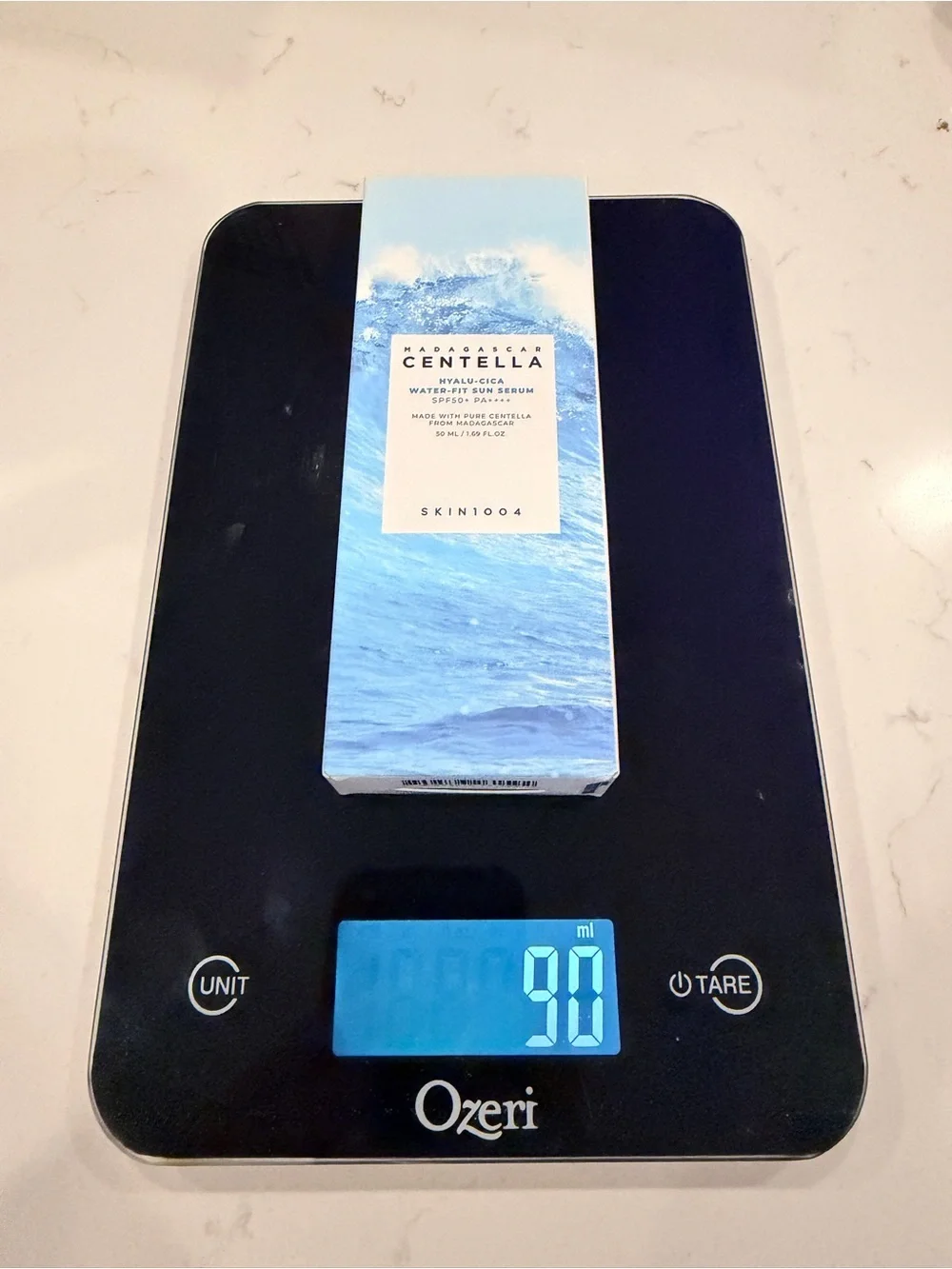 SKIN1004 Madagascar Centella Hyalu-Cica Water-Fit Sun Serum - Blue